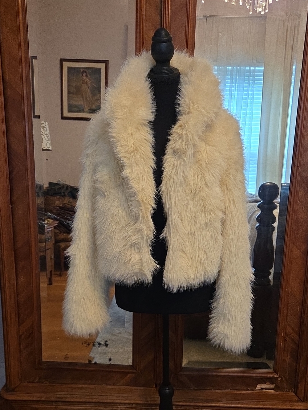 Plush Cream (BUTTERY) Teddy Jacket - Soft Faux Fur Coat